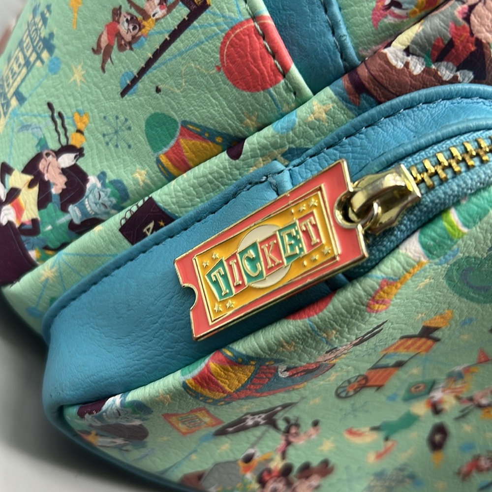 Disney Mickey Mouse & Friends Play in the Park Loungefly Mini Backpack - Picture 6 of 10